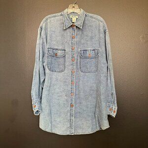Eddie Bauer Vintage Denim Shirt, M